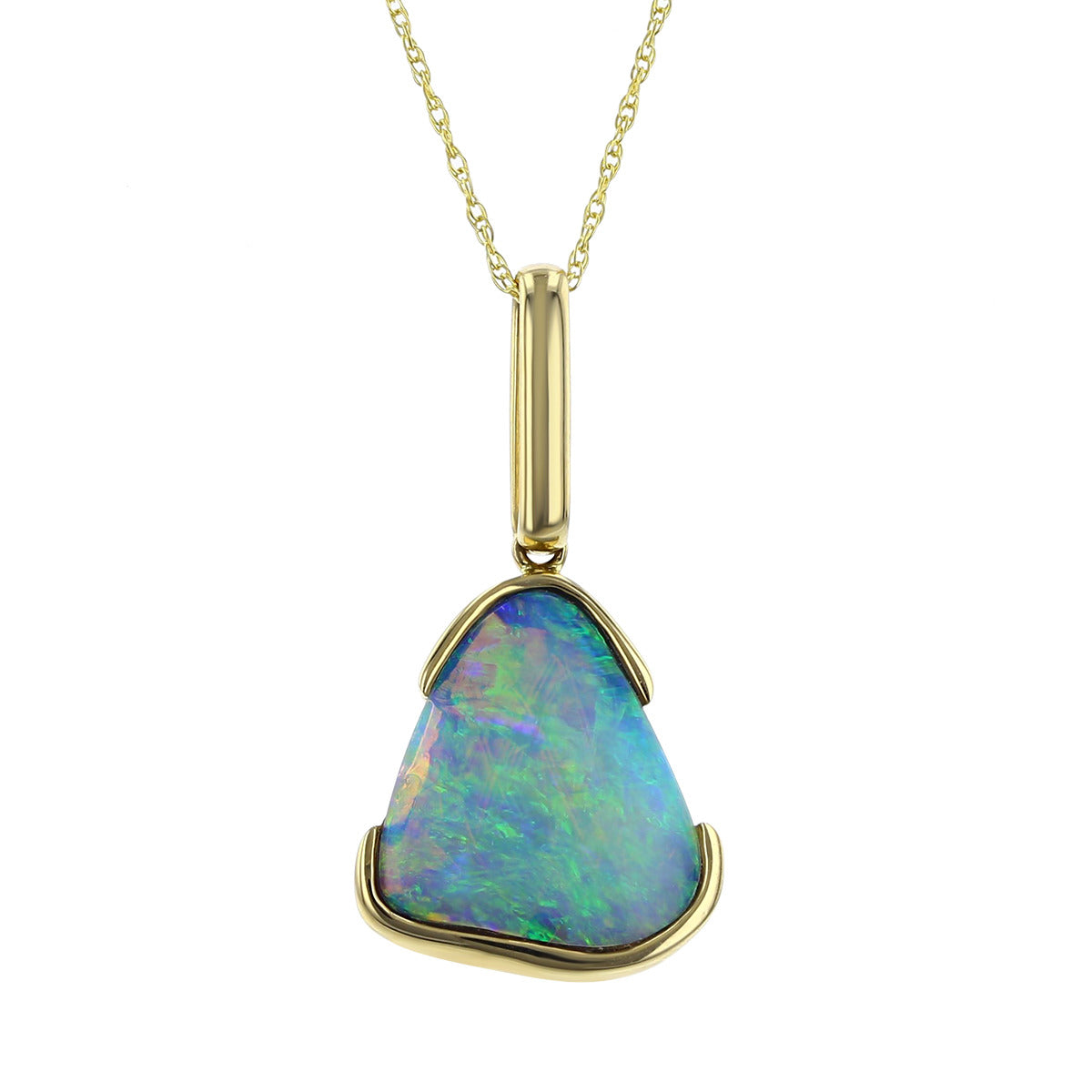 East-West Australian Opal Necklace